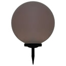 LED-solcellelampe 50 cm rund RGB-farver