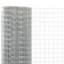 hønsenet galvaniseret stål 25 x 1,5 m sølvfarvet