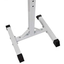 vægtstang- og squat-stativ med vægtstang- og håndvægtsæt 60,5kg