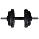 vægtstang- og squat-stativ med vægtstang- og håndvægtsæt 60,5kg