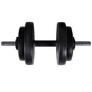 træningsbænk med vægtstativ, vægtstang- og håndvægtsæt 60,5 kg