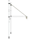 foldemarkise med manuel betjening 200 cm cremefarvet
