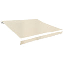 markisedug 3,5x2,5 m cremefarvet