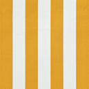 foldemarkise 250x150 cm gul og hvid