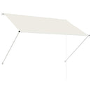 foldemarkise 200 x 150 cm cremefarvet