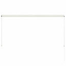 foldemarkise 250x150 cm cremefarvet