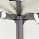 pavillontopdække 310 g/m² 3 x 3 m cremehvid