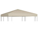 pavillontopdække 310 g/m² 3x3 m beige