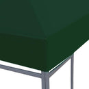 pavillontopdække 310 g/m² 3 x 3 m grøn