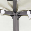 pavillontopdække 310 g/m² 4 x 3 m cremehvid