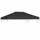 pavillontopdække 310 g/m² 4 x 3 m grå