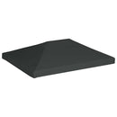 pavillontopdække 310 g/m² 4 x 3 m grå