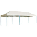 foldbart pop op-festtelt 3x9 m cremefarvet