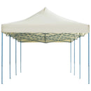 foldbart pop op-festtelt 3x9 m cremefarvet