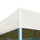 foldbart pop op-festtelt 3x9 m cremefarvet