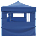 foldbart pop up-festtelt med 5 sidevægge 3 x 9 m blå