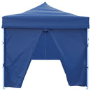 foldbart pop up-festtelt med 8 sidevægge 870x291x315 cm blå