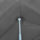 foldbart pop op-festtelt med 5 sidevægge 870x291x315 cm antracitgrå