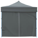 foldbart pop op-festtelt med 8 sidevægge 870x291x315 cm antracitgrå