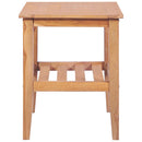sofabord 40 x 40 x 50 cm firkantet massivt teaktræ