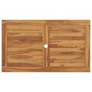 foldbart havebord 120 x 70 x 75 cm massivt teaktræ