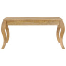 sofabord massivt mangotræ 80 x 80 x 40 cm