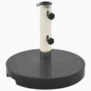 parasolfod granit 20 kg rund sort