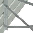 forhøjet plantekasse 100x40x77 cm galvaniseret stål grøn