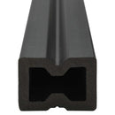 Dækbræt 4 pcs Sort WPC
