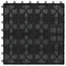 Terrasse Flise 3D-design 11 pcs Grå 30 x 30 cm WPC