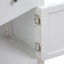 skænk 90x33,5x83 cm massivt egetræ
