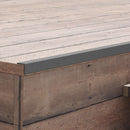 terrassevinkellister 5 stk. WPC 170 cm grå