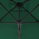 parasol 300 cm stålstang grøn