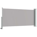 sammenrullelig sidemarkise til terrassen 120 x 300 cm grå