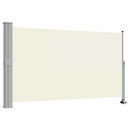 sammenrullelig sidemarkise til terrassen 140 x 300 cm creme