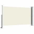sammenrullelig sidemarkise til terrassen 140 x 300 cm creme