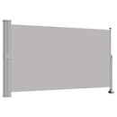 sammenrullelig sidemarkise til terrassen 140x300 cm grå