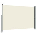 sammenrullelig sidemarkise til terrassen 160 x 300 cm creme