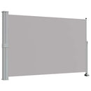 sammenrullelig sidemarkise til terrassen 160x300 cm grå