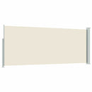 sammenrullelig sidemarkise 120x300 cm cremefarvet