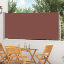 sammenrullelig sidemarkise 120x300 cm brun