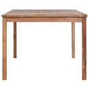 havebord 200x100x77 cm massivt teaktræ