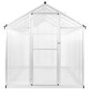 drivhus 421x190x195 cm 15,6 m³ aluminium