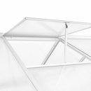 drivhus 421x190x195 cm 15,6 m³ aluminium
