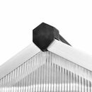 drivhus 481x250x195 cm 23,44 m³ aluminium