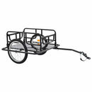 cykelanhænger 130x73x48,5 cm stål sort