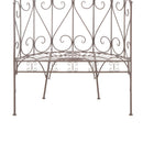 havebænk 95 cm jern antik brun