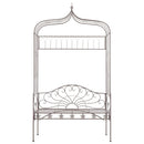 havebænk 122 cm jern antik brun