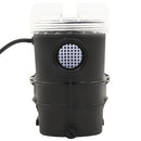 poolpumpe med timer 0,25 HK 8000 l/t. sort