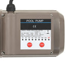 poolpumpe med timer 0,25 HK 8000 l/t. sort